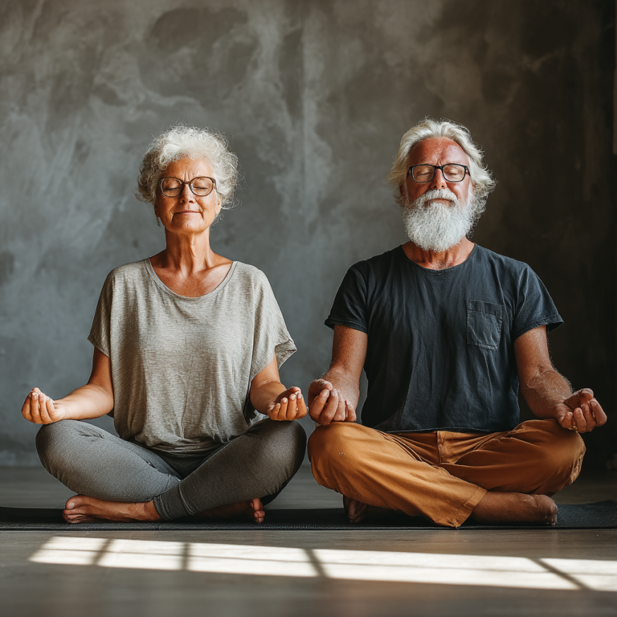 Заняття йогою в групі